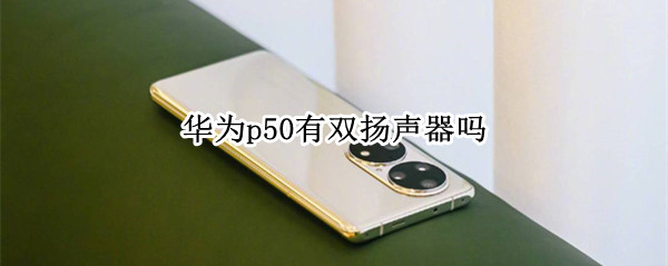 华为p50有双扬声器吗（华为p50有没有双扬声器）