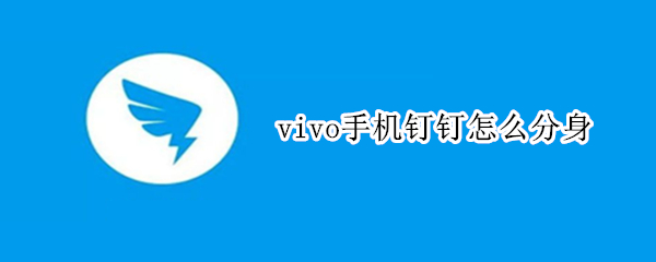 vivo手机钉钉怎么分身（vivo手机钉钉怎么分身,登录两个账号）