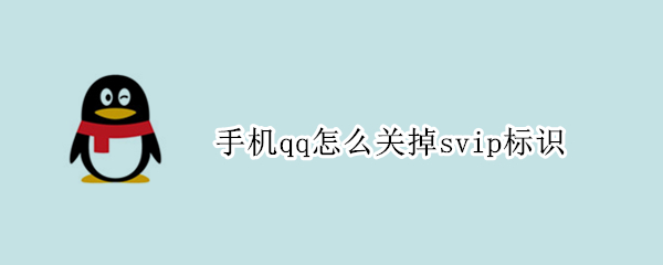 手机qq怎么关掉svip标识（手机QQ怎么关掉svip标识）