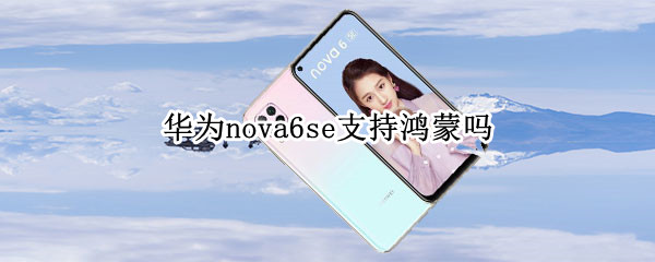 华为nova6se支持鸿蒙吗（华为nova6se 鸿蒙）
