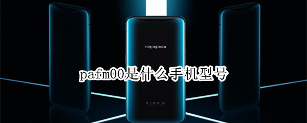 pafm00是什么手机型号 pafm00是什么手机型号多少钱