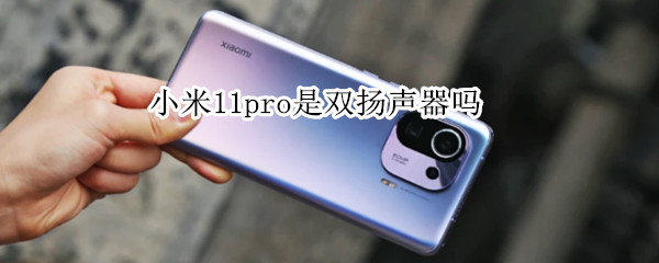 小米11pro是双扬声器吗 小米11pro是对称双扬吗