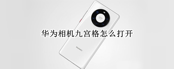 华为相机九宫格怎么打开（华为相机九宫格怎么打开视频）