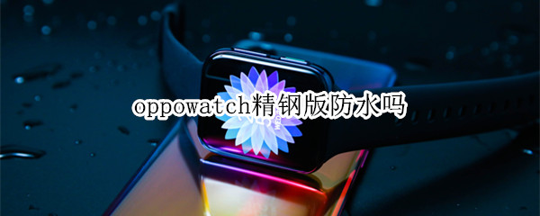oppowatch精钢版防水吗（oppowatch防水么）