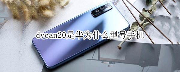dvcan20是华为什么型号手机 华为dvcan 20是什么型号