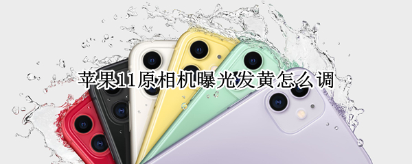 苹果11原相机曝光发黄怎么调 苹果11相机曝光怎么偏黄