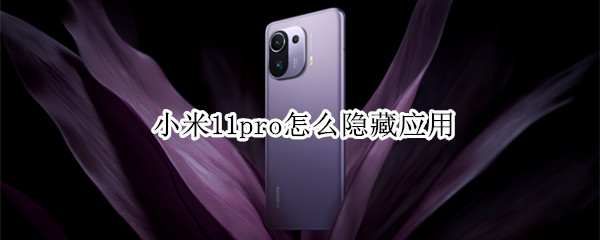 小米11pro怎么隐藏应用 小米怎么隐藏桌面的app