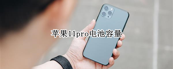 苹果11pro电池容量（苹果14pro max电池容量多大）