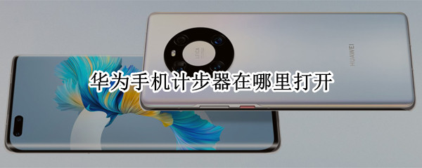 华为手机计步器在哪里打开 华为手机计步器突然不计步了