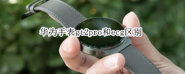华为手表gt2pro和ecg区别 华为手表新款watchgt2pro与ecg区别