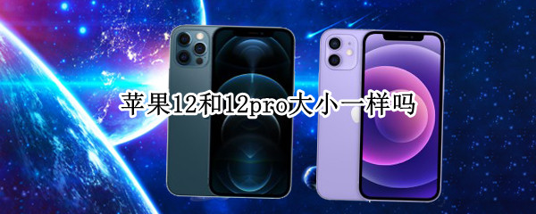 苹果12和12pro大小一样吗（苹果12和12pro）