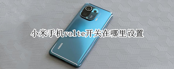 小米手机volte开关在哪里设置 小米 volte开关在哪里设置