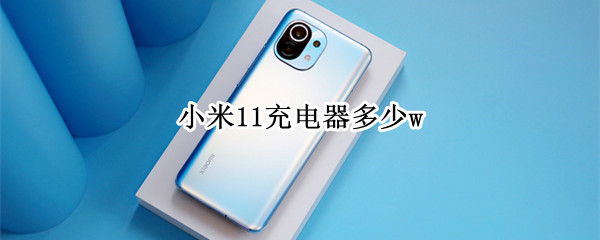 小米11充电器多少w（小米11充电器多少钱）