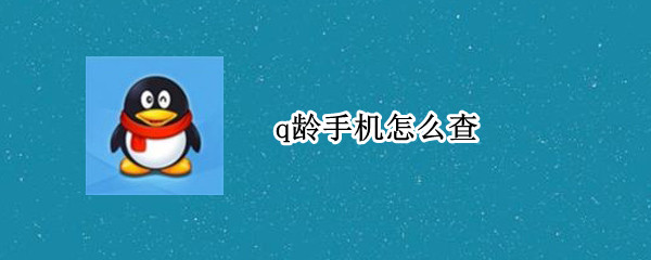 q龄手机怎么查（q龄手机怎么查2022）