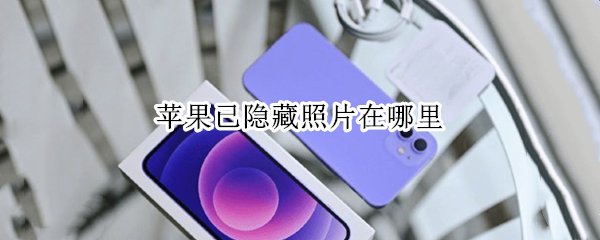苹果已隐藏照片在哪里（苹果已隐藏照片在哪里看）