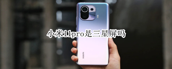小米11pro是三星屏吗 小米11pro是不是三星屏