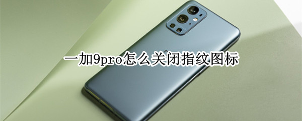 一加9pro怎么关闭指纹图标 一加9pro怎么关闭指纹图标功能