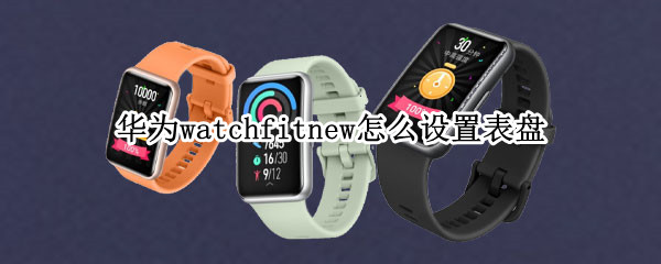 华为watchfitnew怎么设置表盘（华为watchfit怎么自定义表盘）