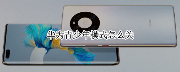 华为青少年模式怎么关（华为青少年模式怎么关不了）