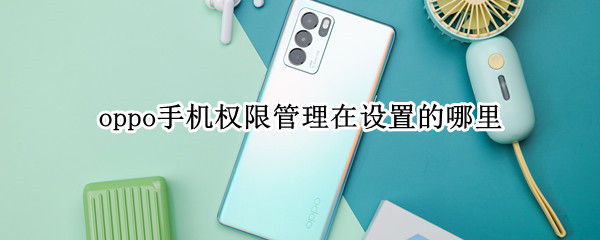 oppo手机权限管理在设置的哪里（oppo手机权限管理在设置的哪里找）
