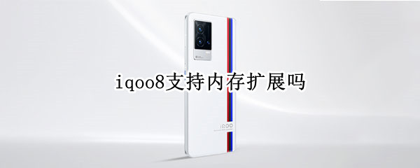 iqoo8支持内存扩展吗 iqoo能扩展内存吗