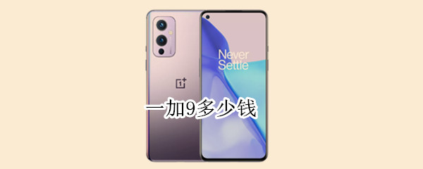 一加9多少钱（一加9多少钱买的 贴吧）