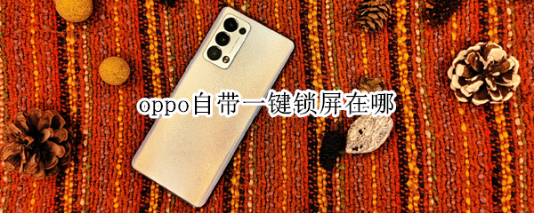 oppo自带一键锁屏在哪（oppo自带一键锁屏在哪里）