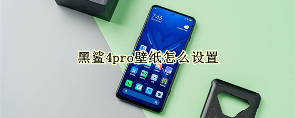 黑鲨4pro壁纸怎么设置（黑鲨4怎么设置锁屏壁纸）