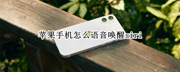 苹果手机怎么语音唤醒siri 苹果手机怎么语音唤醒siri个人声音