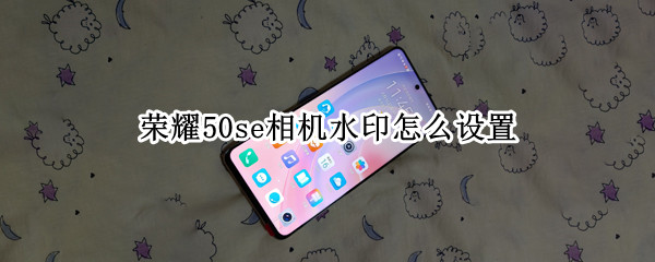 荣耀50se相机水印怎么设置（荣耀50se相机水印怎么设置时间）