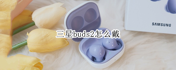 三星buds2怎么戴（三星buds戴法）