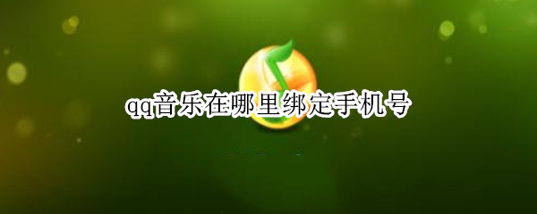 qq音乐在哪里绑定手机号 qq音乐在哪里绑定手机号码
