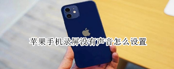苹果手机录屏没有声音怎么设置（苹果手机录屏没有声音怎么设置扬声器）