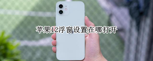 苹果12浮窗设置在哪打开（苹果12浮窗设置在哪设置方法）