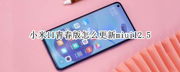 小米11青春版怎么更新miui12.5 小米11青春版怎么更新mi13