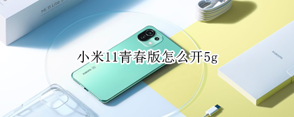 小米11青春版怎么开5g 小米11青春版怎么开小窗
