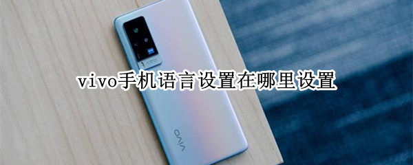 vivo手机语言设置在哪里设置（vivo手机语言设置在哪里设置的）