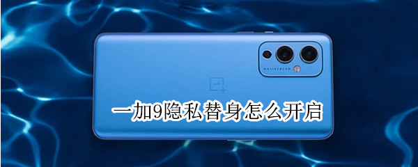 一加9隐私替身怎么开启 一加9隐私替身怎么开启不了