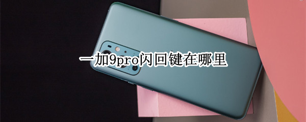一加9pro闪回键在哪里（一加9pro闪回键在哪里打开）