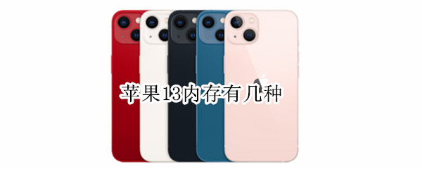 苹果13内存有几种（苹果13的内存有几种）