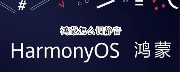 鸿蒙怎么调静音 鸿蒙系统怎么快速切换静音