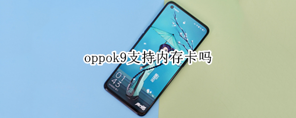 oppok9支持内存卡吗 oppo k9内存卡