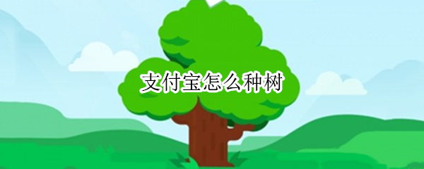 支付宝怎么种树 支付宝怎么种树快