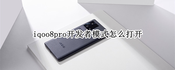 iqoo8pro开发者模式怎么打开 iqoo8pro怎么开启开发者模式