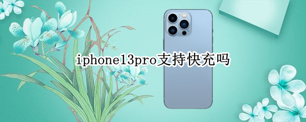 iphone13pro支持快充吗 iphone13pro自带快充吗