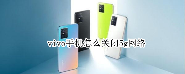 vivo手机怎么关闭5g网络 vivo手机怎样关闭5g网络
