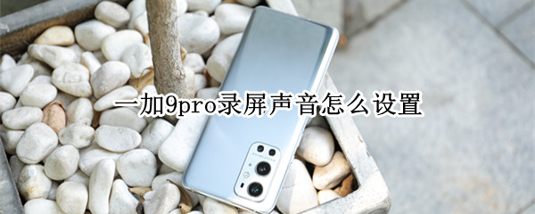 一加9pro录屏声音怎么设置（一加9 录屏）