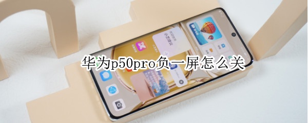 华为p50pro负一屏怎么关（华为p50pro关机键）