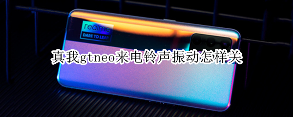 真我gtneo来电铃声振动怎样关（真我gt铃声设置）