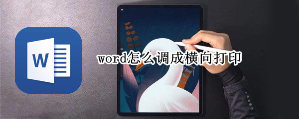 word怎么调成横向打印（word怎么调成横向打印格式）